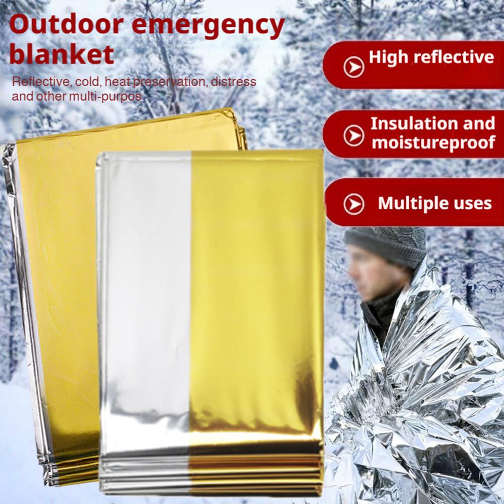 Emergency Mylar Tent - Zestaw ratunkowy na hypotermię, pierwsza pomoc,