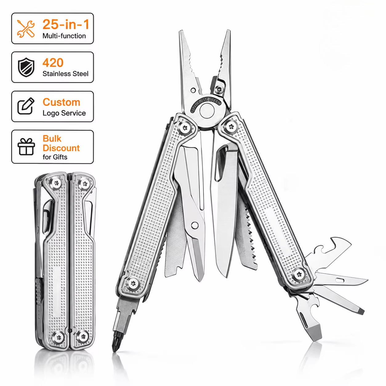 Multi Tool Plier - Profesjonalny nóż wielofunkcyjny 25 w 1,