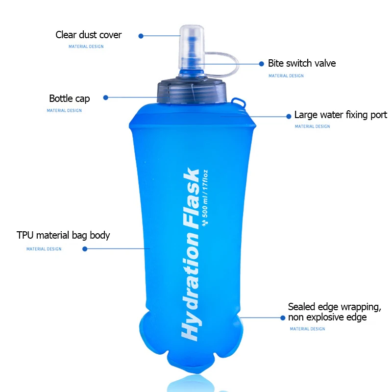 250ml 500ml 750ml Przenośna Sk – Water Bag Collapsible recenzja i cena